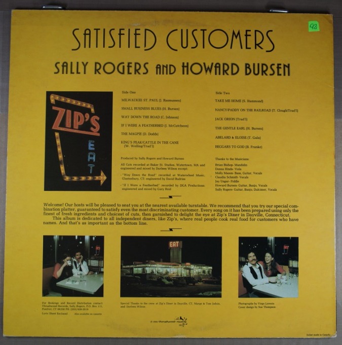 D92. SALLY ROGERS AND HOWARD BURSEN SATISFIED CUSTOMERS ~ USA ~ - Image 7