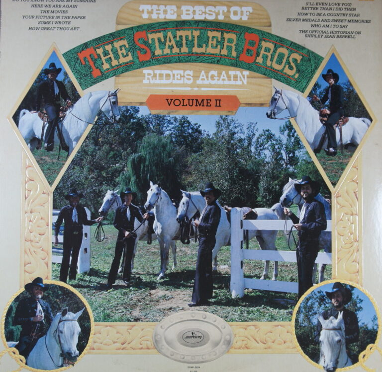 J16. THE STATLER BROTHERS THE BEST OF THE STATLER BROS. RIDES AGAIN VOLUME II ~ USA ~