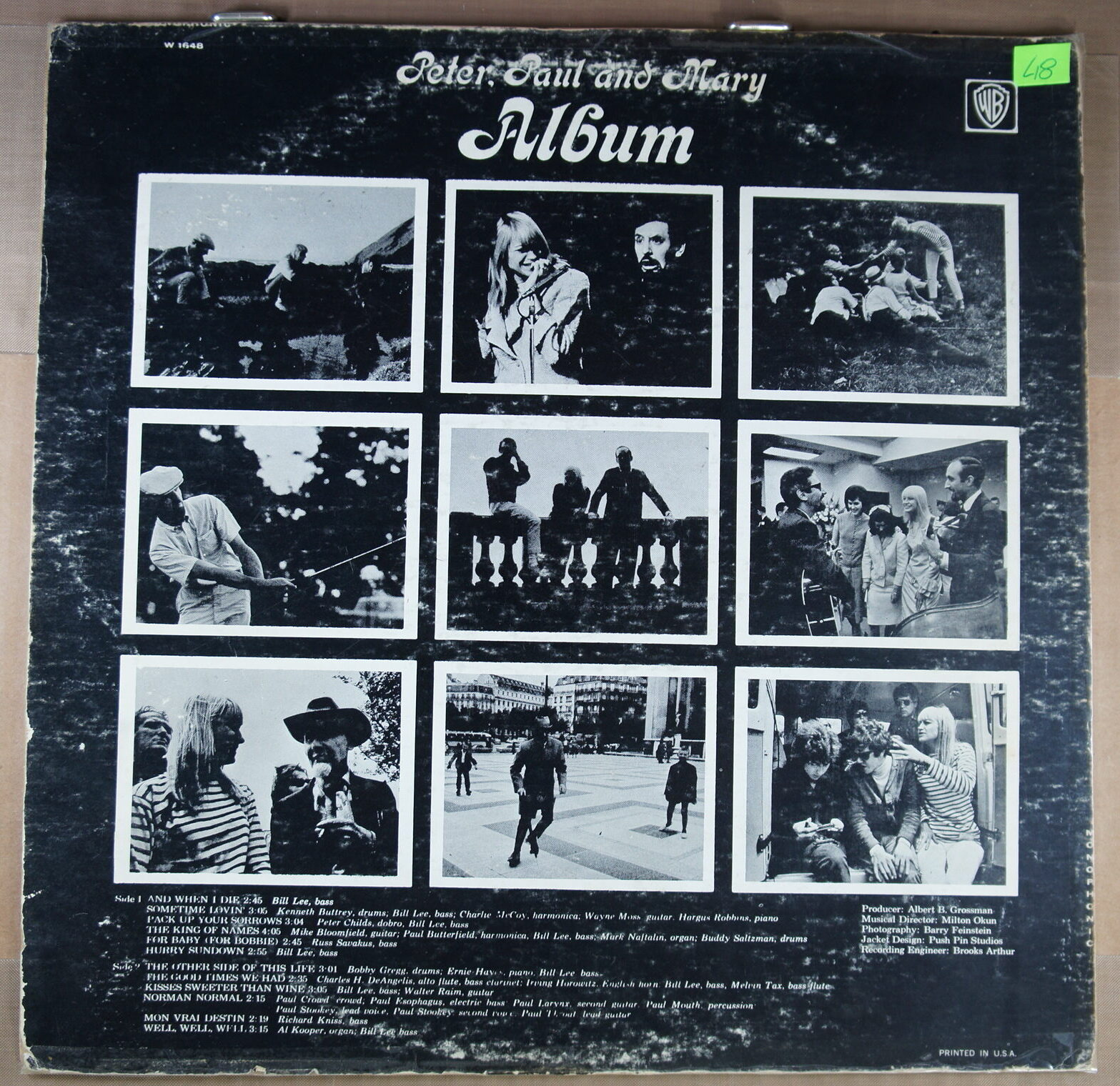 J48. PETER, PAUL AND MARY ALBUM ~ USA ~ - Image 5