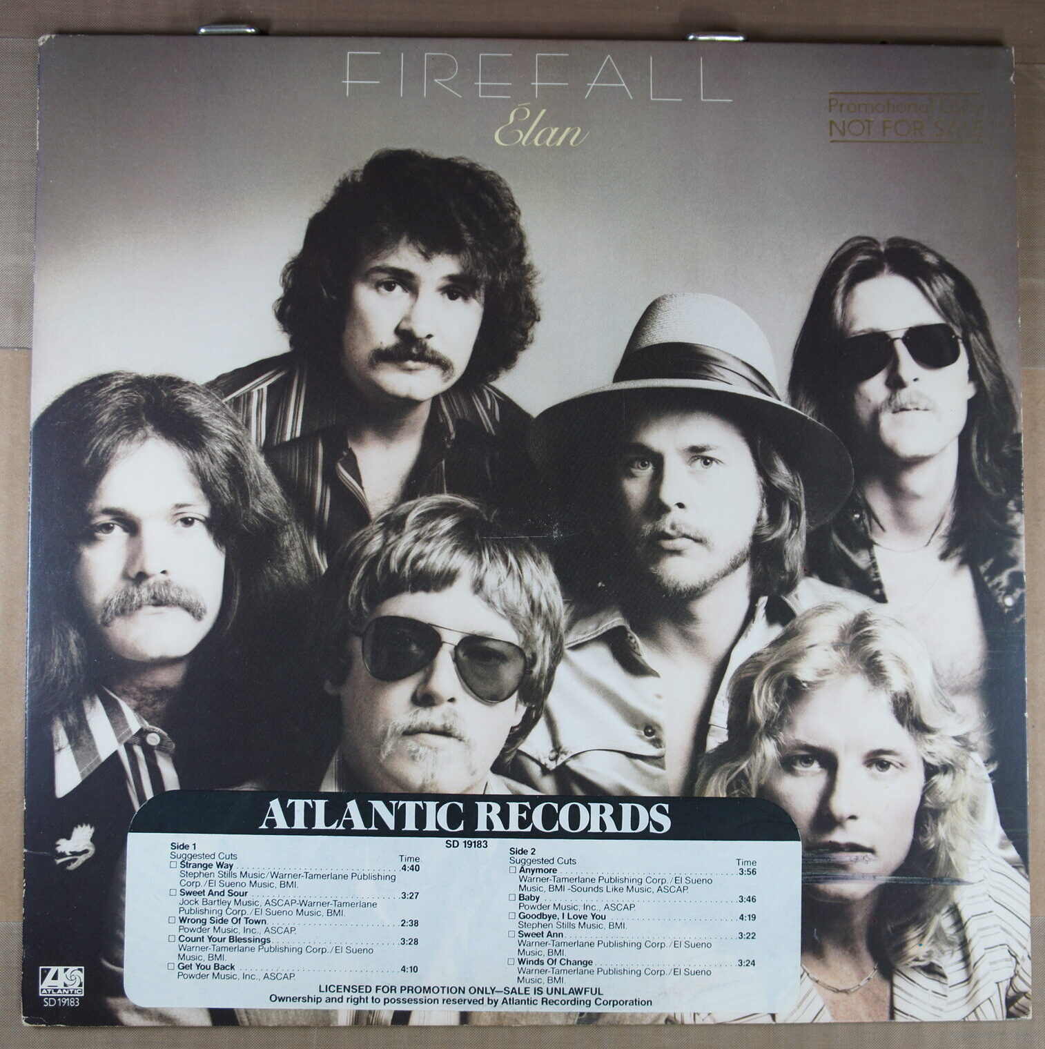 J87.	FIREFALL ÉLAN ~ Promo Copy ~ USA ~