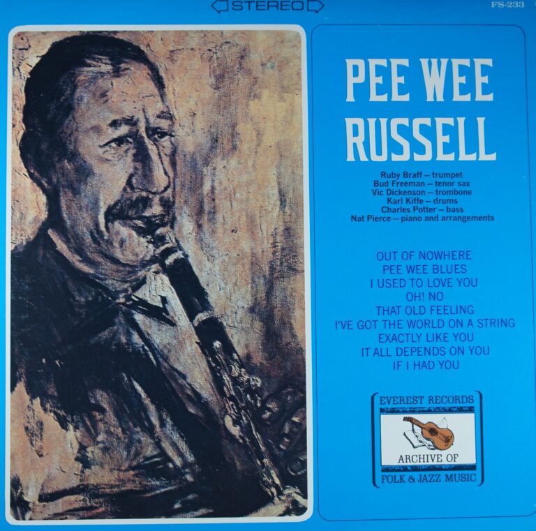 J104. PEE WEE RUSSELL PORTRAIT OF PEE WEE ~ USA ~