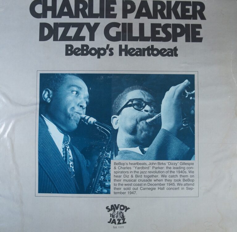 J114. CHARLIE PARKER DIZZY GILLESPIE BEBOP'S HEARTBEAT ~ USA ~