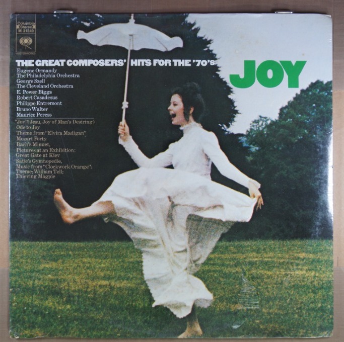 E33.	VARIOUS ARTIST JOY THE GREAT COMPOSERS’ HITS FOR THE ’70’S ~ NOWA ~ USA ~
