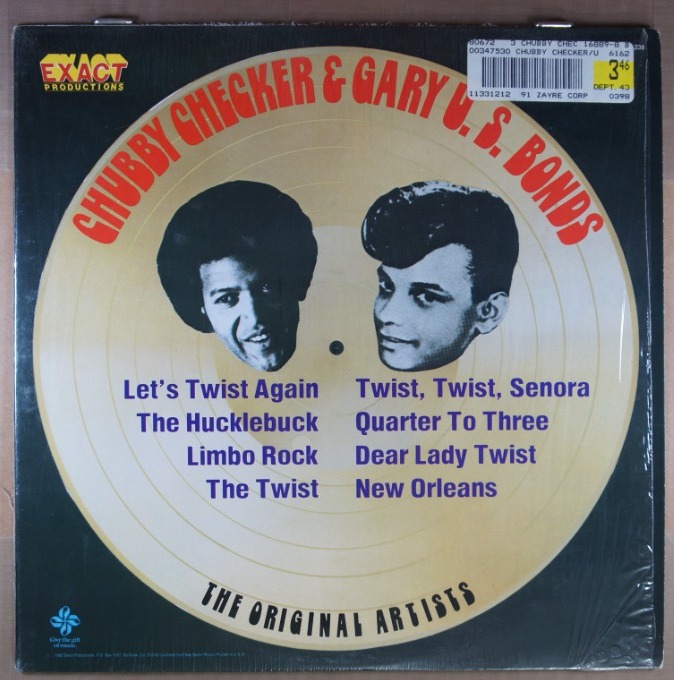 G78. CHUBBY CHECKER GARY U.S. BONDS CHUBBY CHECKER AND GARY U.S. BONDS ORIGINAL ARTISTS ~ USA ~