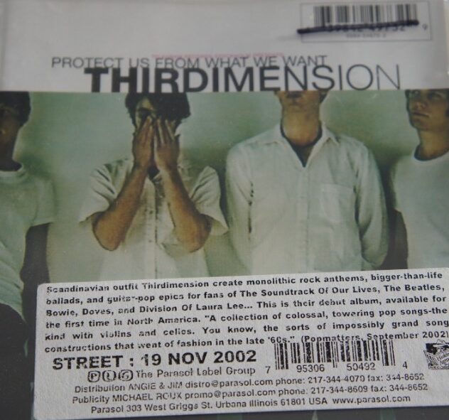 1a 85. THIRDIMENSION PROTECT US FROM WHAT WE WANT  ~ D ~