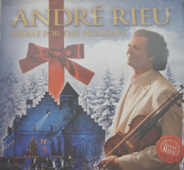 1b 93. ANDRÉ RIEU & HIS JOHANN STRAUSS ORCHESTRA HOME FOR THE HOLIDAYS CD + DVD ~ USA ~