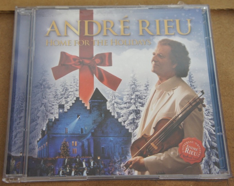 1b 93. ANDRÉ RIEU & HIS JOHANN STRAUSS ORCHESTRA HOME FOR THE HOLIDAYS CD + DVD ~ USA ~