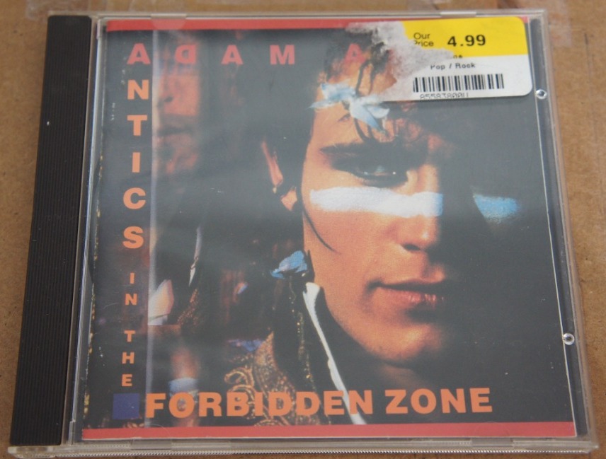 1c 135. ADAM ANT ANTICS IN THE FORBIDDEN ZONE ~ USA ~
