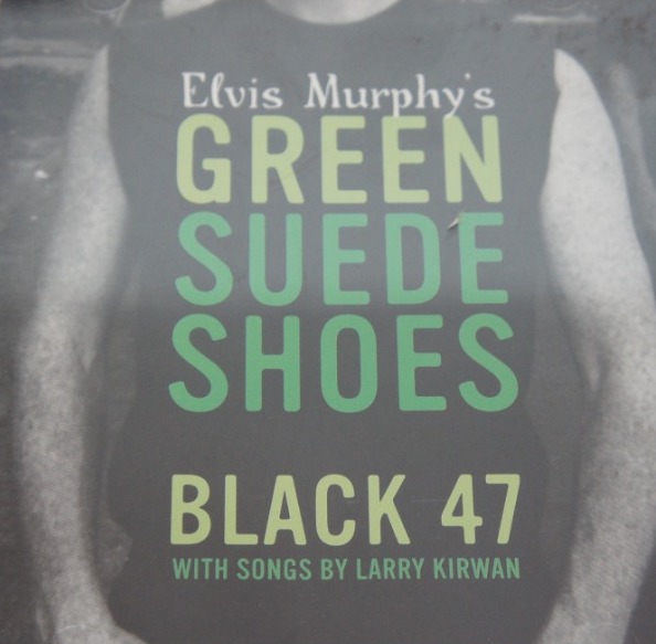 1c 149. BLACK 47 ELVIS MURPHY'S GREEN SUEDE SHOES ~ USA ~