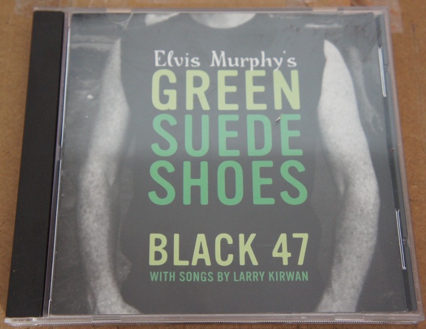 1c 149. BLACK 47 ELVIS MURPHY’S GREEN SUEDE SHOES ~ USA ~