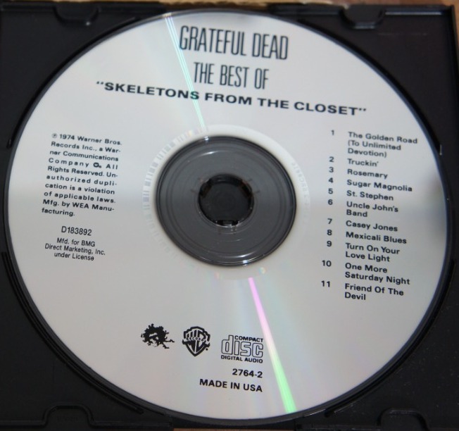 1c 39. GRATEFUL DEAD THE BEST OF – SKELETONS FROM THE CLOSET ~ USA ~