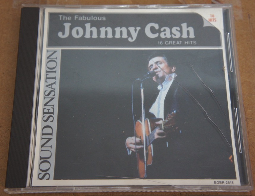 1c 91. JOHNNY CASH THE FABULOUS JOHNNY CASH 16 GREAT HITS ~ CA ~