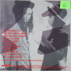 1e 6. MILLI VANILLI GIRL YOU KNOW IT'S TRUE ~ USA ~