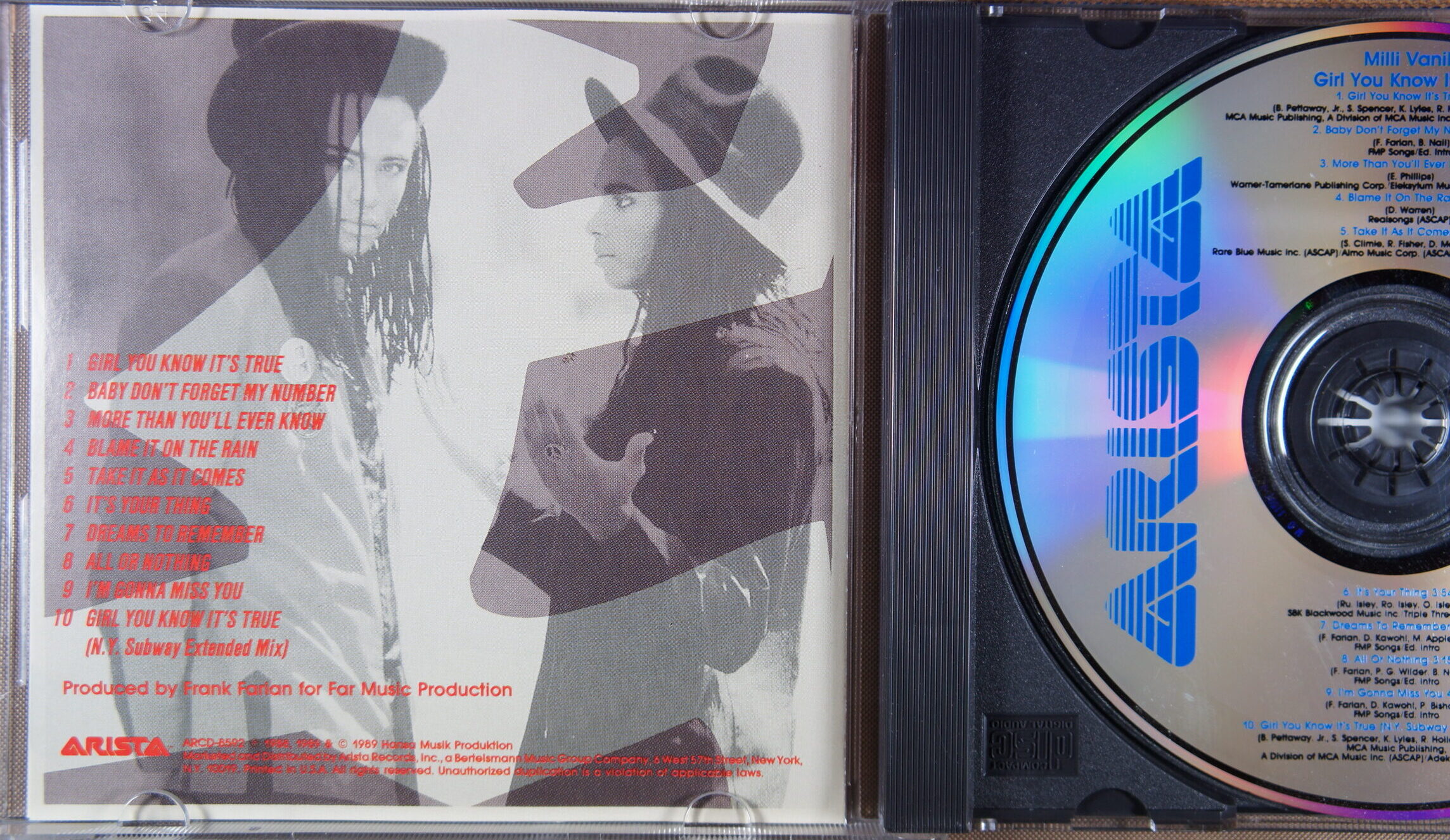 1e 6. MILLI VANILLI GIRL YOU KNOW IT’S TRUE ~ USA ~ - Image 3