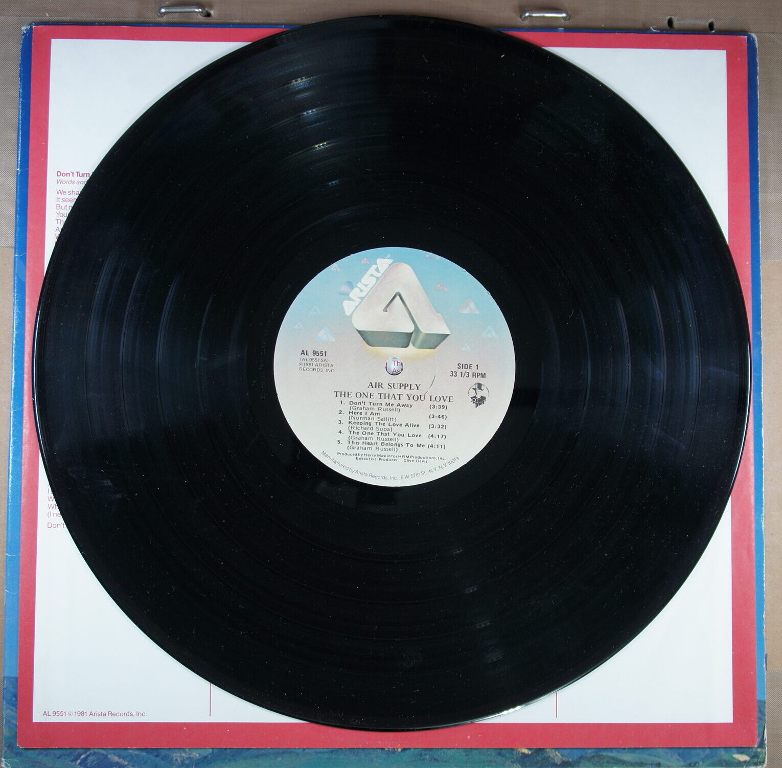 I52. AIR SUPPLY THE ONE THAT YOU LOVE ~ USA ~ - Image 5