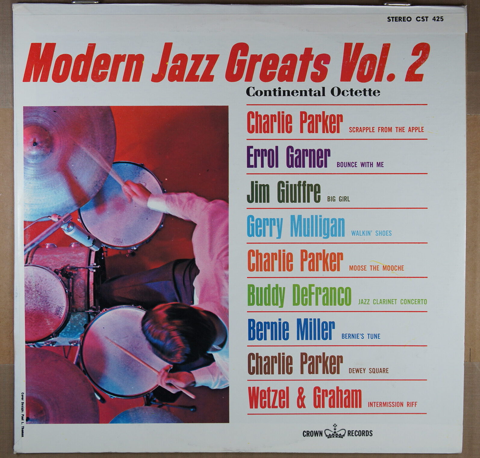 K40.	CONTINENTAL OCTETTE MODERN JAZZ GREATS VOL. 2 ~ USA ~