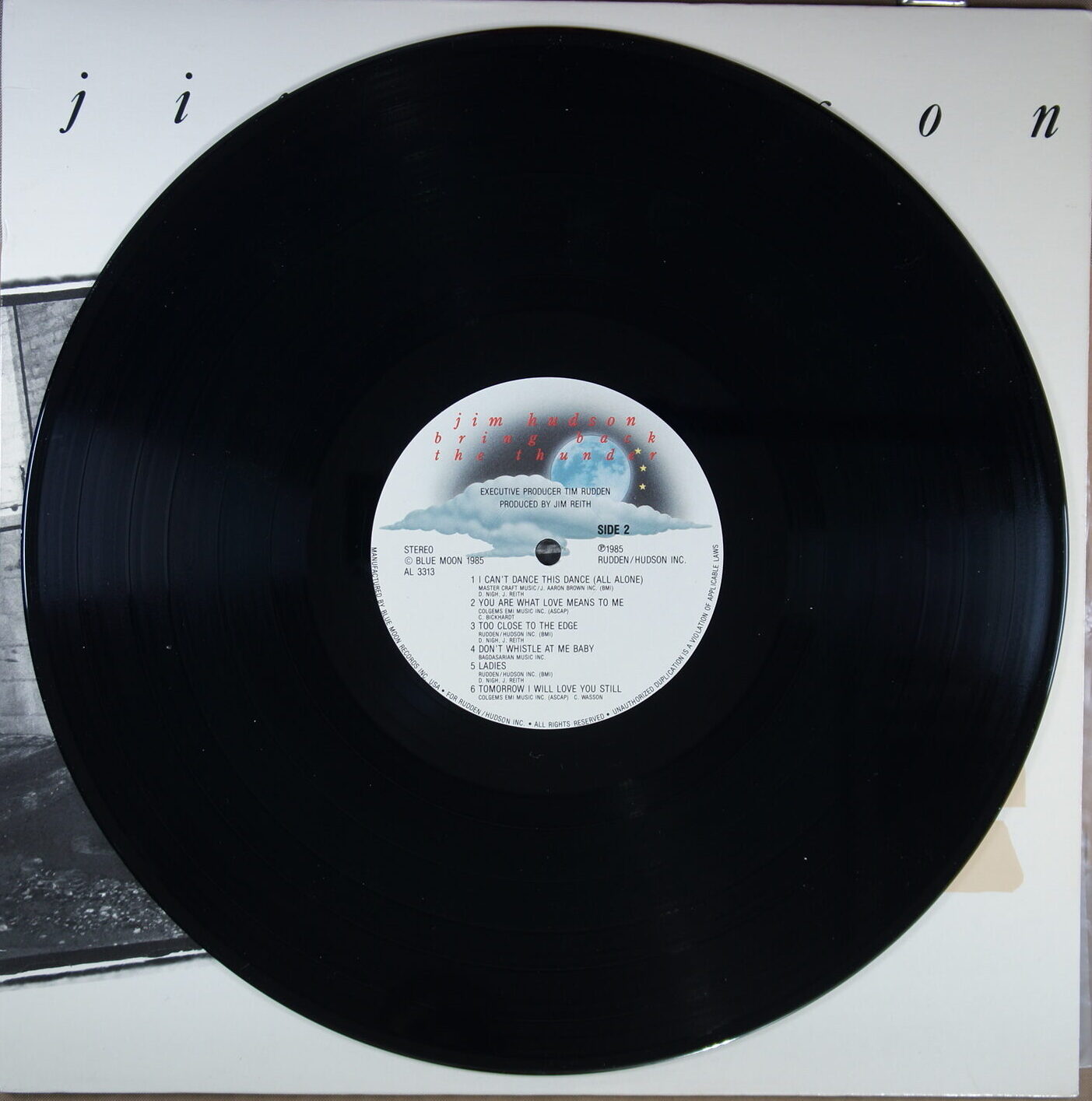 K105. JIM HUDSON BRING BACK THE THUNDER ~ AUTOGRAF ~ USA ~ - Image 4