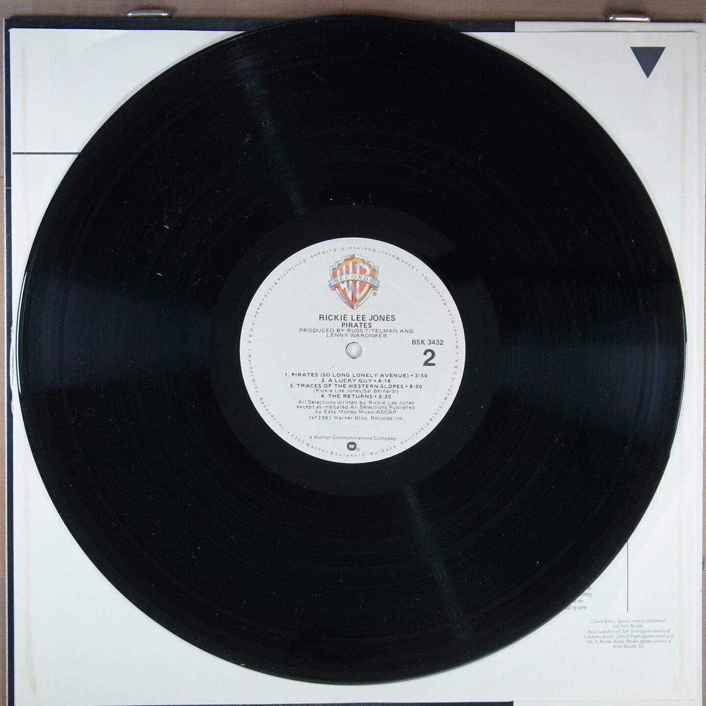 L60. RICKIE LEE JONES – PIRATES ~ USA ~ - Image 6