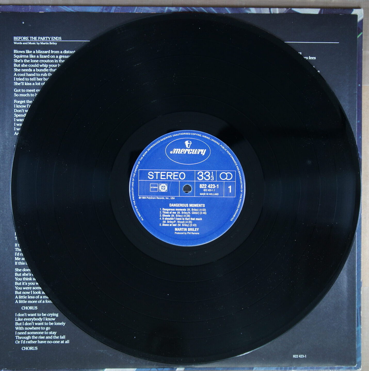 L71. MARTIN BRILEY DANGEROUS MOMENTS ~ NL ~ - Image 6