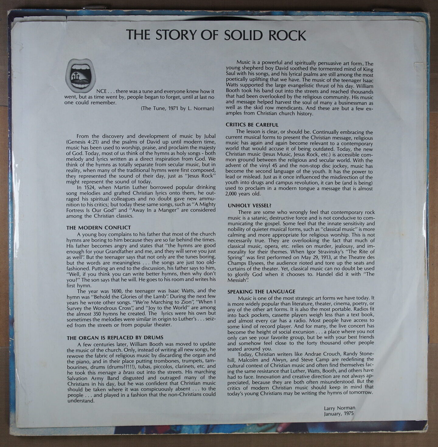 L95. RANDY STONEHILL WELCOME TO PARADISE ~ USA ~ - Image 5