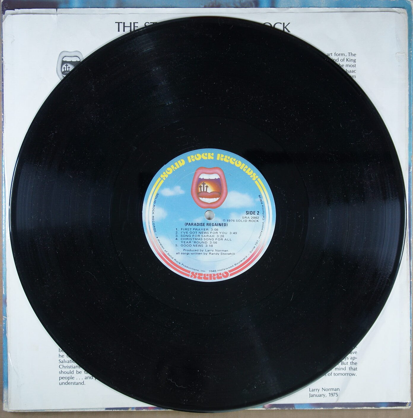 L95. RANDY STONEHILL WELCOME TO PARADISE ~ USA ~ - Image 7