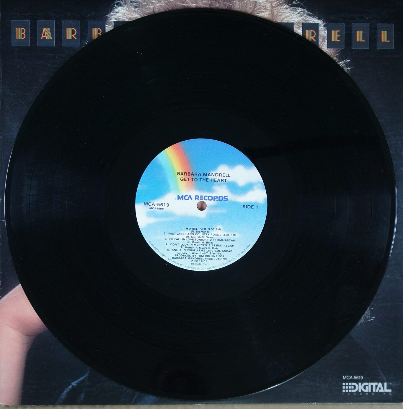 L102. BARBARA MANDRELL GET TO THE HEART ~ USA ~ - Image 3