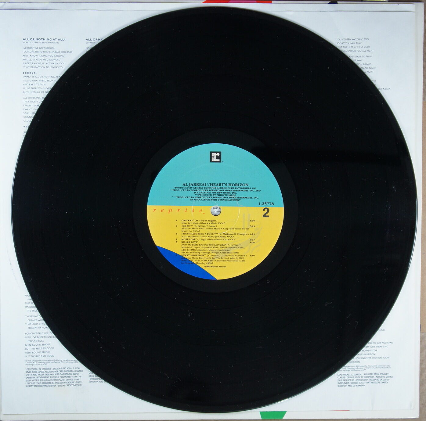 L104. AL JARREAU HEART’S HORIZON ~ USA ~ - Image 5