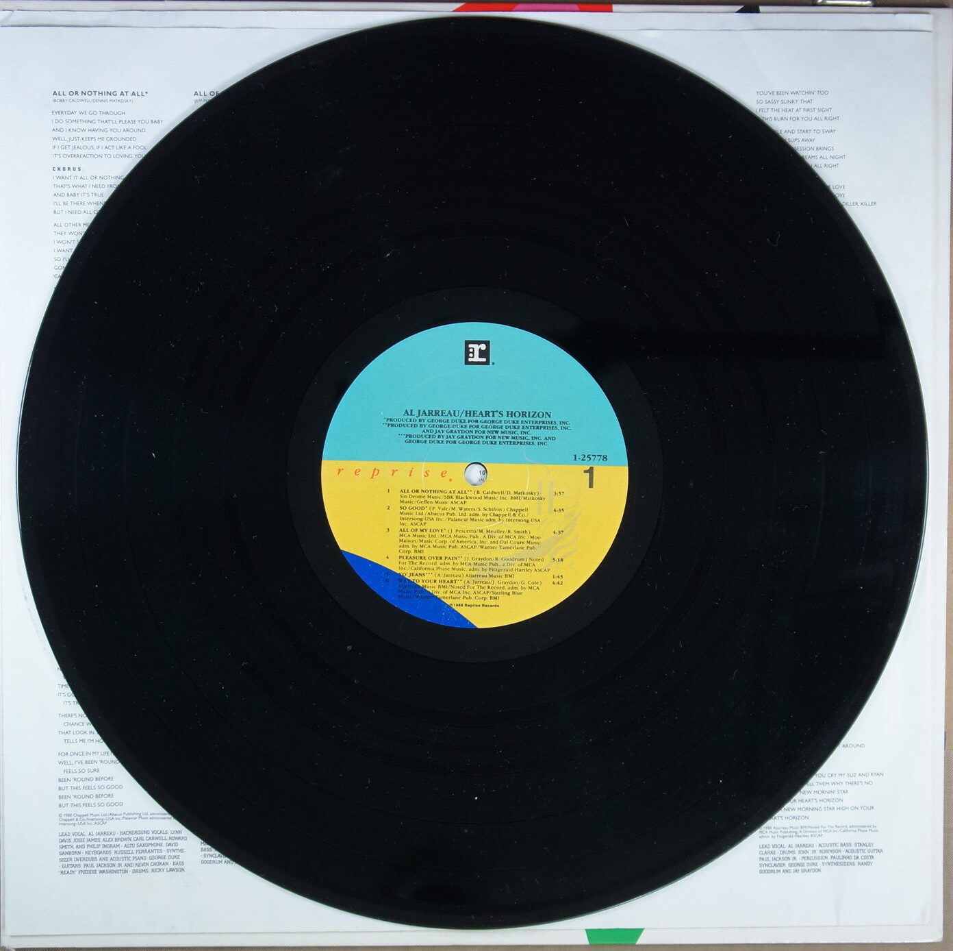 L104. AL JARREAU HEART’S HORIZON ~ USA ~ - Image 6