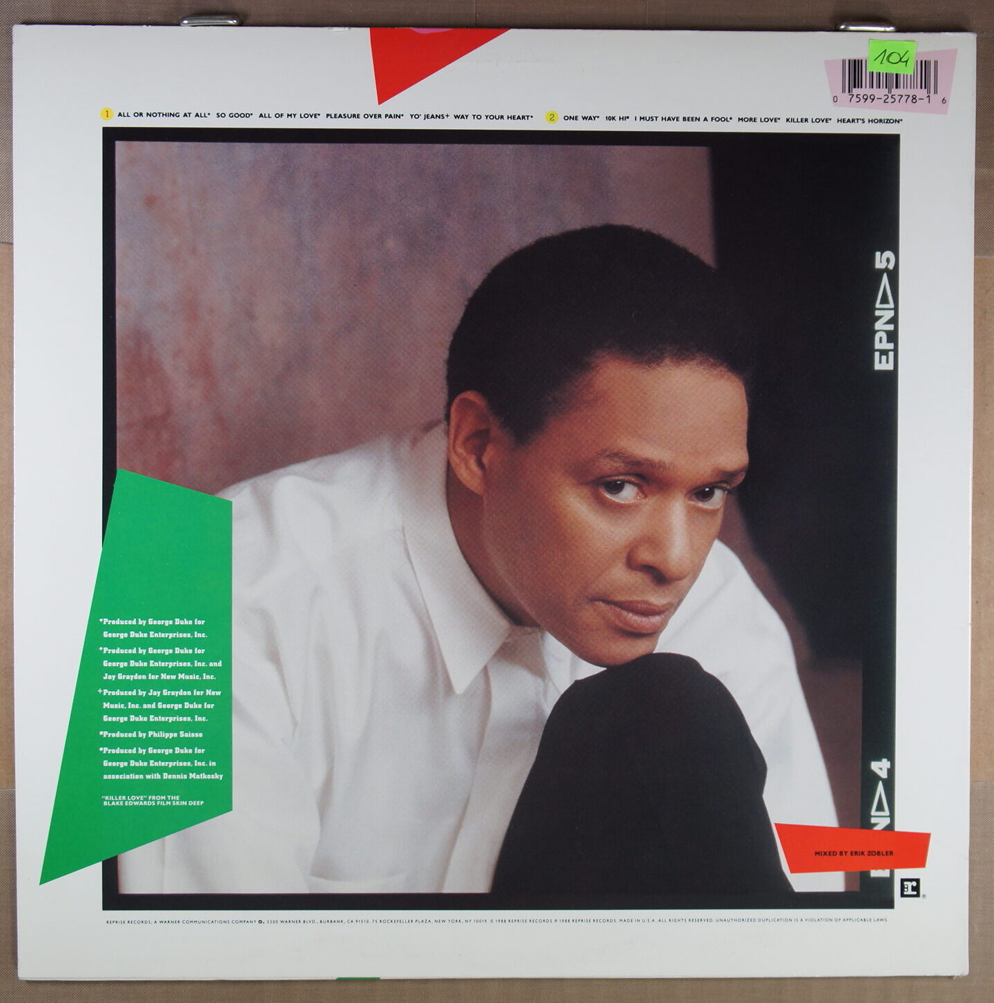 L104. AL JARREAU HEART’S HORIZON ~ USA ~ - Image 7