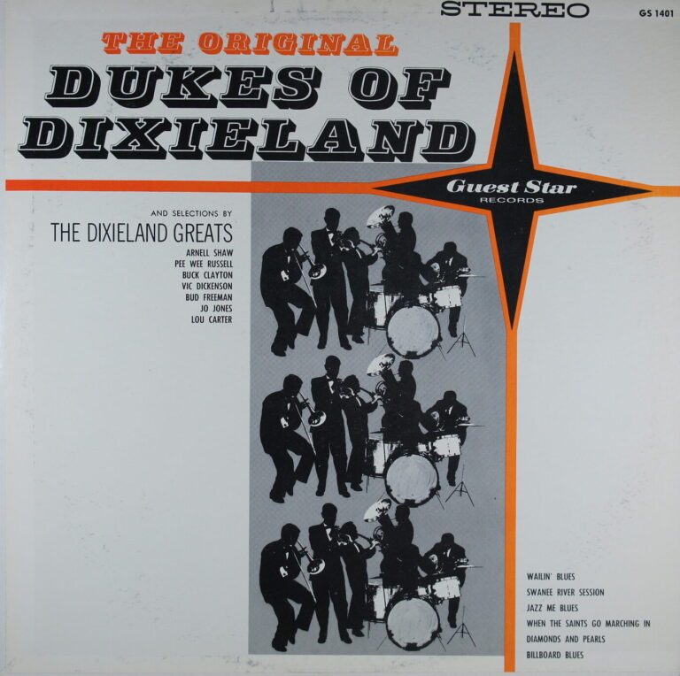 M49. THE ORIGINAL DUKES OF DIXIELAND, THE DIXIELAND GREATS / THE ORIGINAL DUKES OF DIXIELAND AND SELECTIONS BY THE DIXIELAND GREATS ~ USA ~