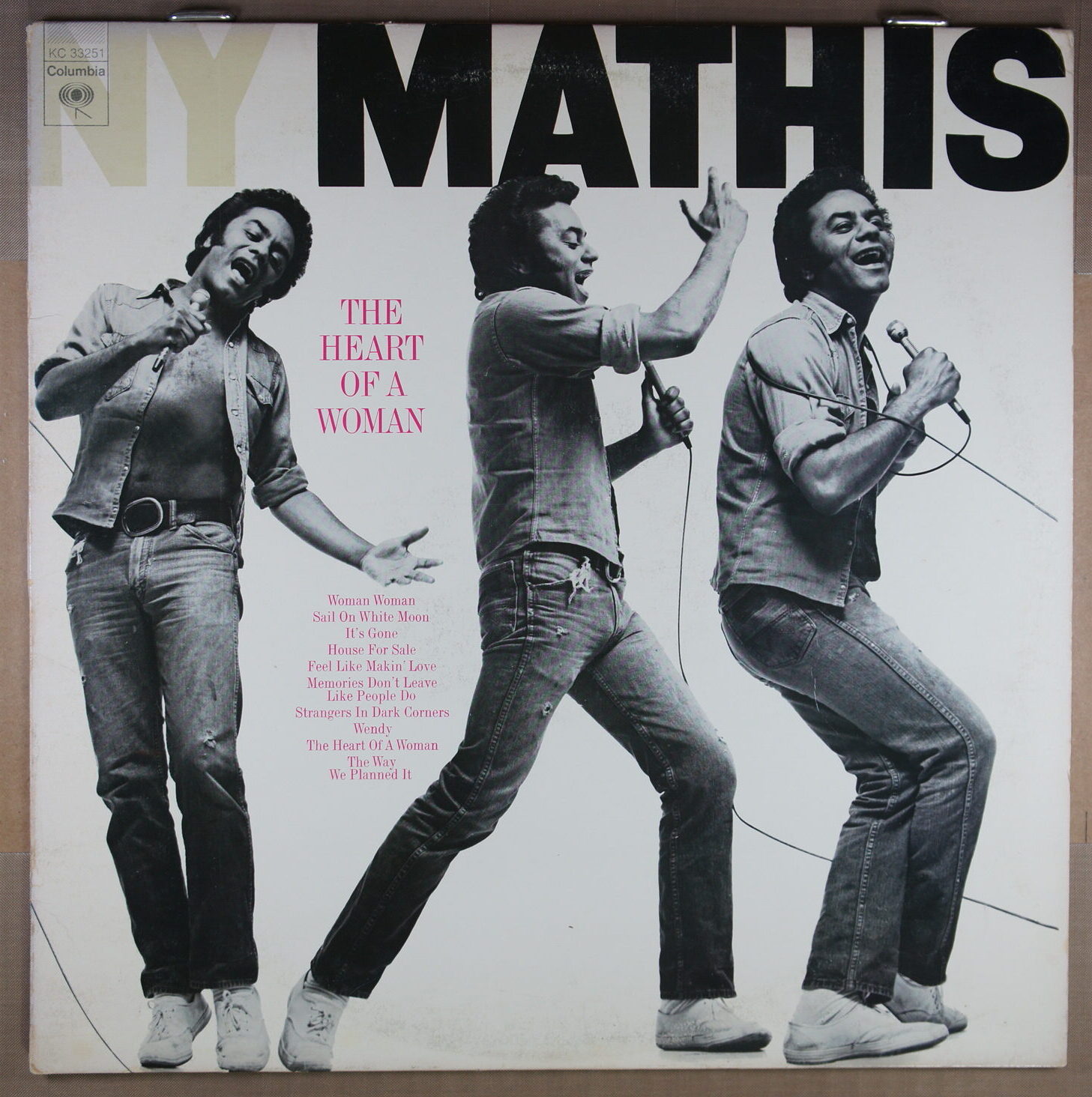 M59. JOHNNY MATHIS THE HEART OF A WOMAN ~ USA ~