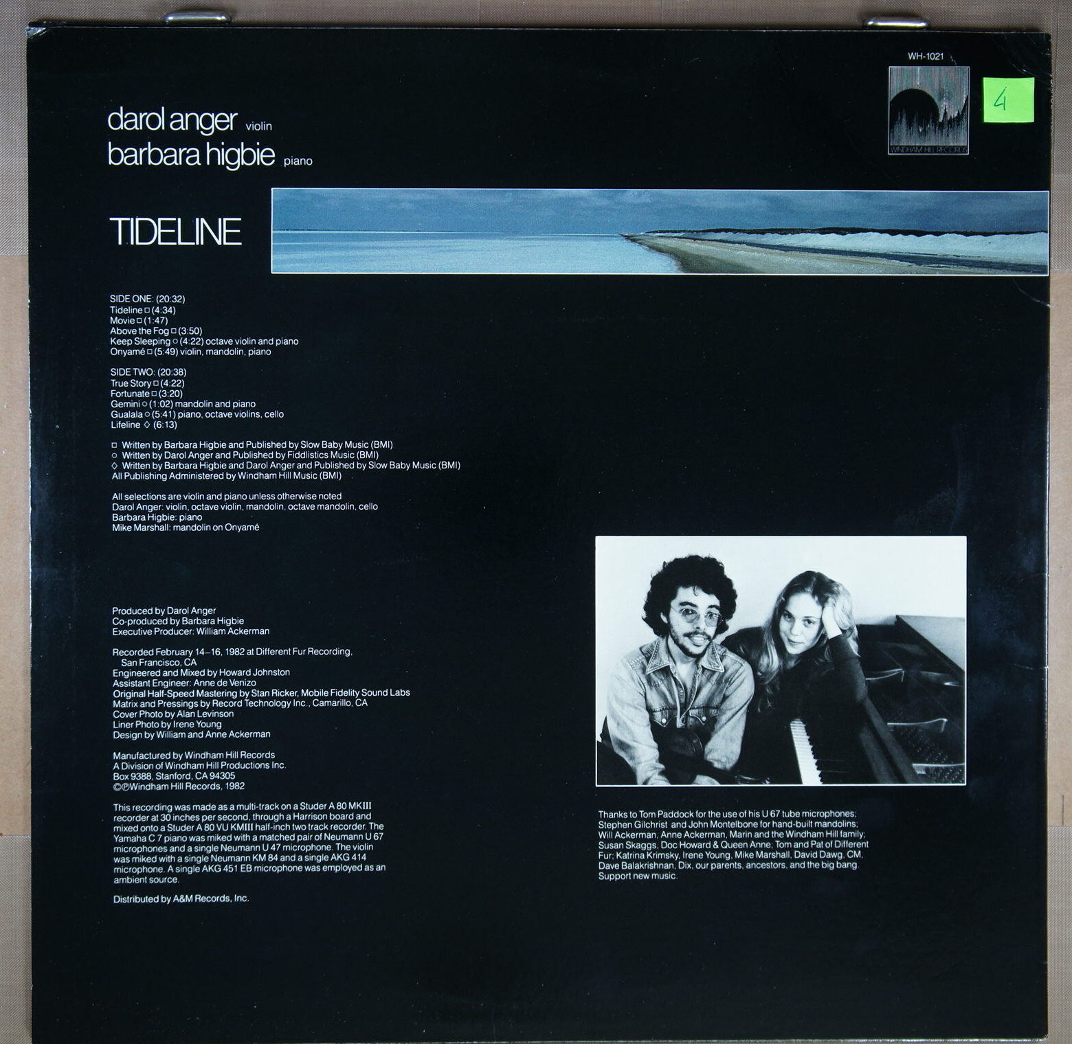 N4. DAROL ANGER BARBARA HIGBIE – TIDELINE ~ USA ~ - Image 7