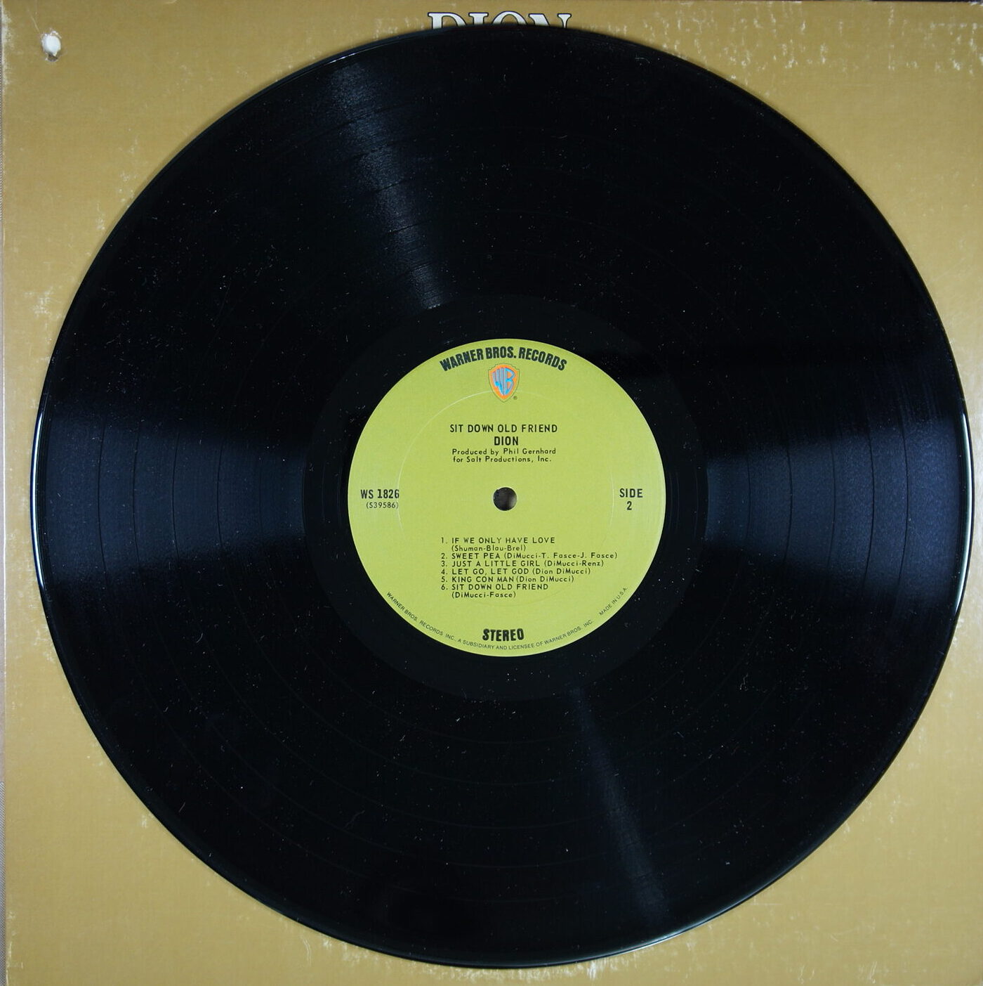 N21. DION – SIT DOWN OLD FRIEND ~ USA ~ - Image 3