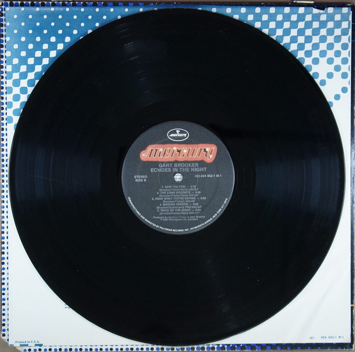 N31. GARY BROOKER – ECHOES IN THE NIGHT ~ Procol Harum ~ USA ~ - Image 5
