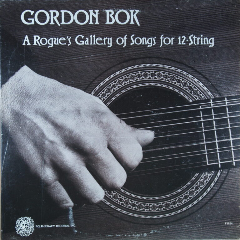 N37.	GORDON BOK – A ROGUE'S GALLERY OF SONGS FOR 12-STRING ~ USA ~
