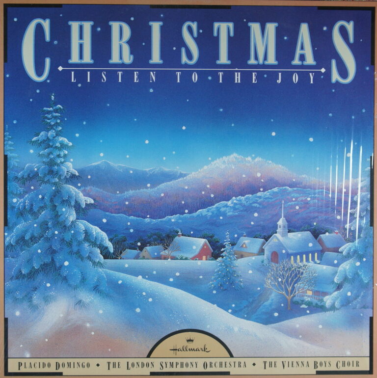 N43.	PLACIDO DOMINGO THE LONDON SYMPHONY ORCHESTRA THE VIENNA BOYS CHOIR – CHRISTMAS: LISTEN TO THE JOY ~ USA ~