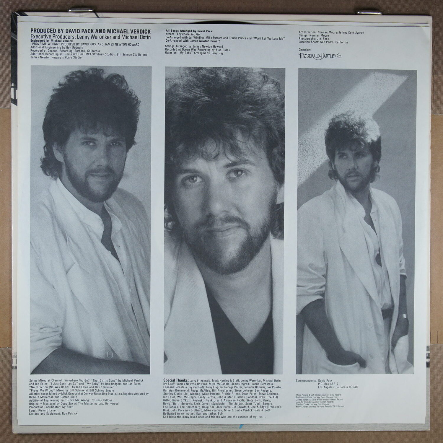 N54. DAVID PACK – ANYWHERE YOU GO…. ~ Ambrosia ~ USA ~ - Image 3