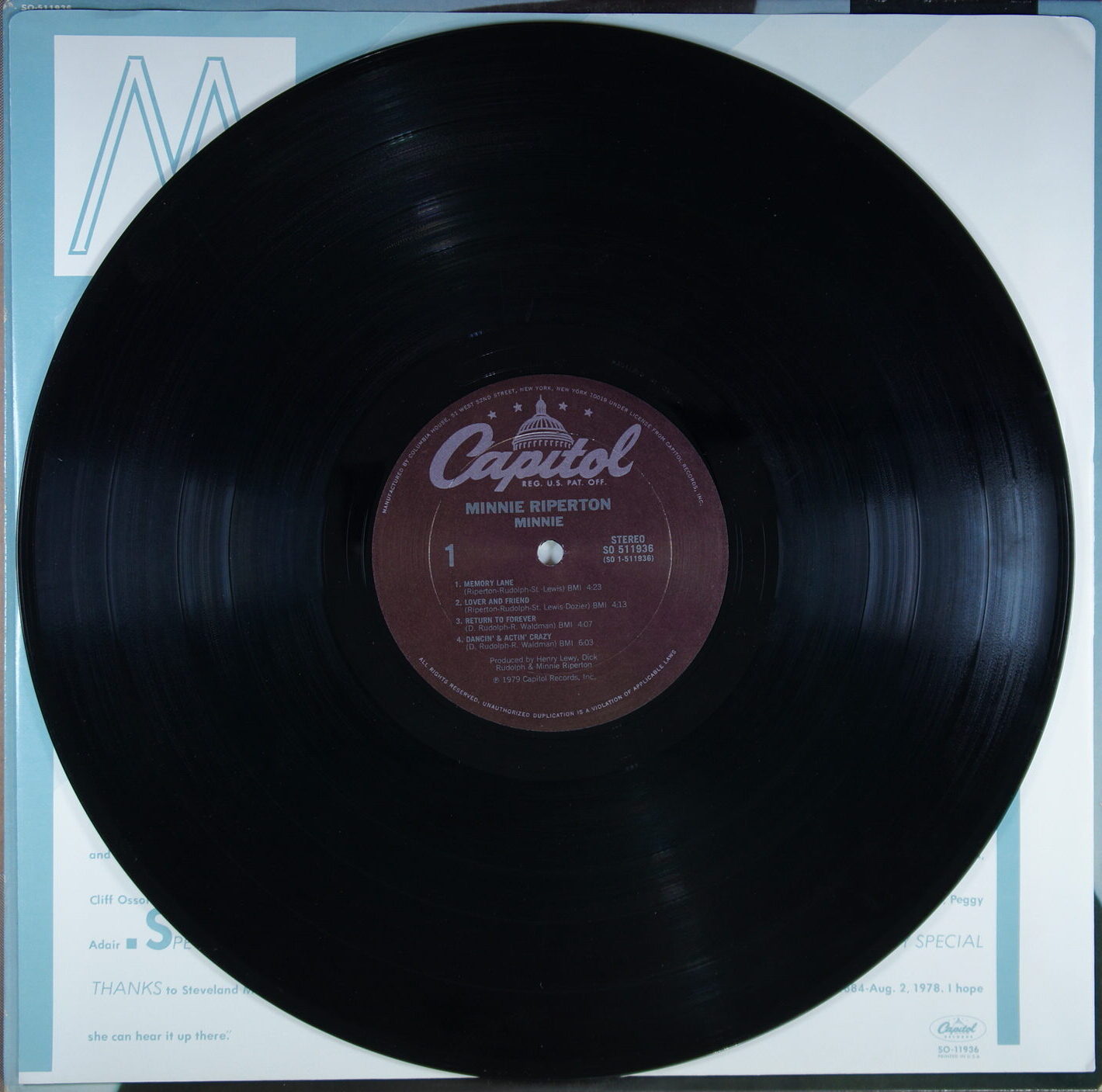 N55. MINNIE RIPERTON – MINNIE ~ USA ~ - Image 5