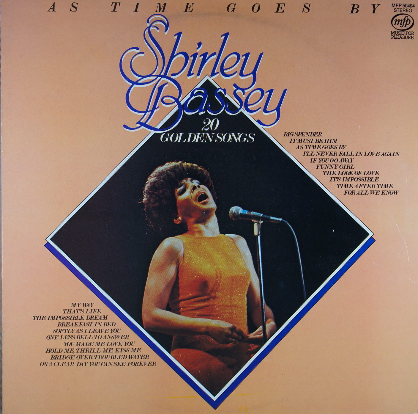 N56. SHIRLEY BASSEY – AS TIME GOES BY ~ USA ~