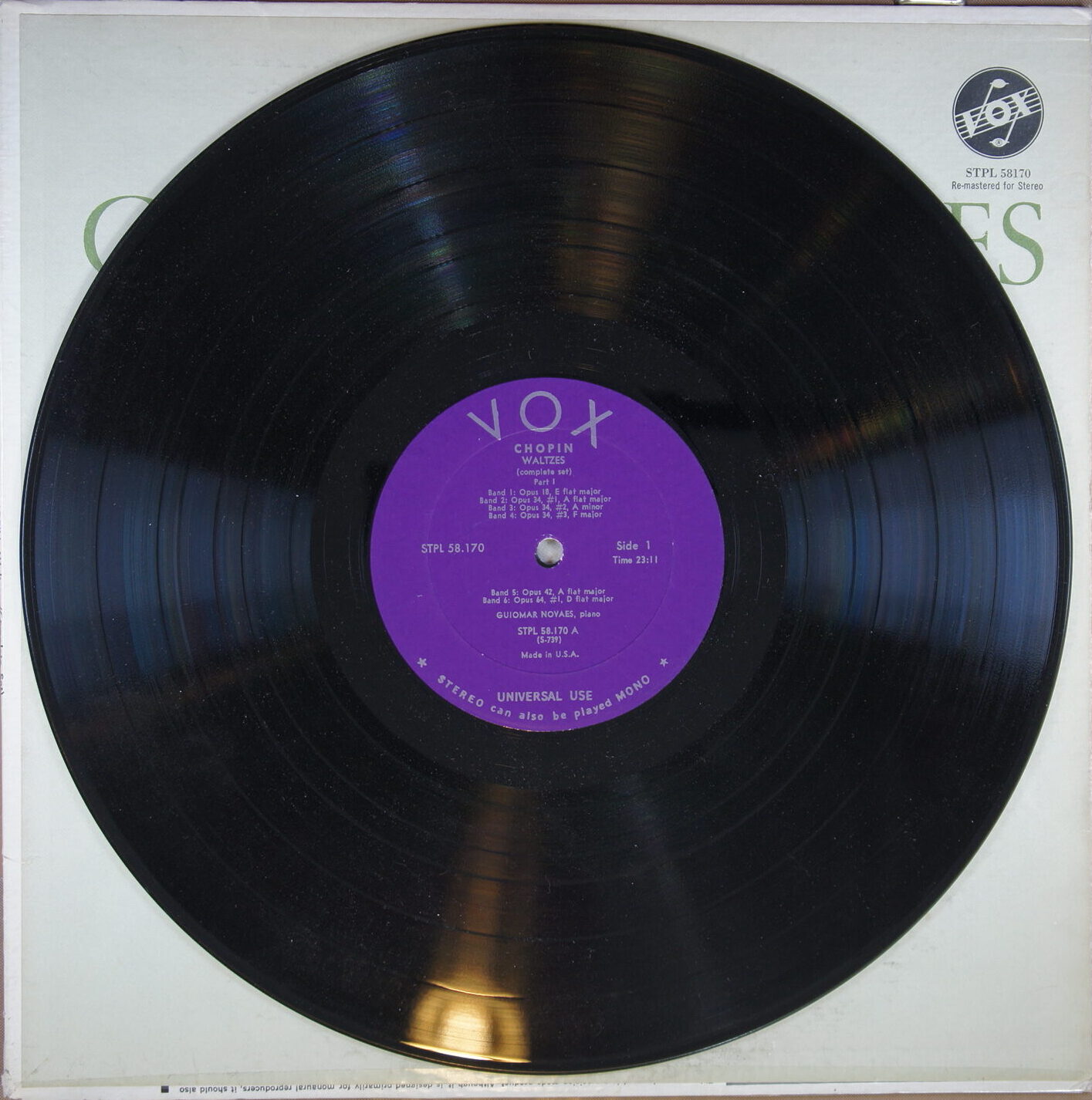 N73. GUIOMAR NOVAES – CHOPIN, WALTZES ~ USA ~ - Image 3