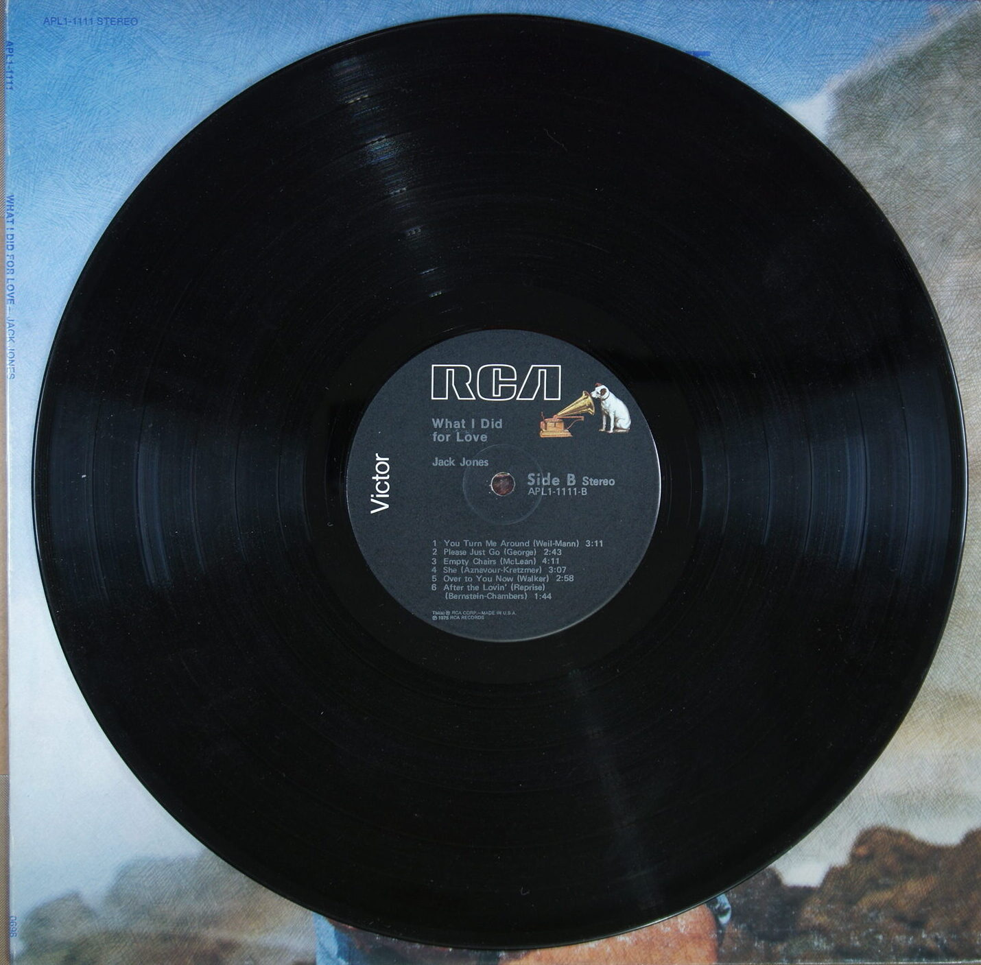 N75. JACK JONES – WHAT I DID FOR LOVE ~ USA ~ - Image 3