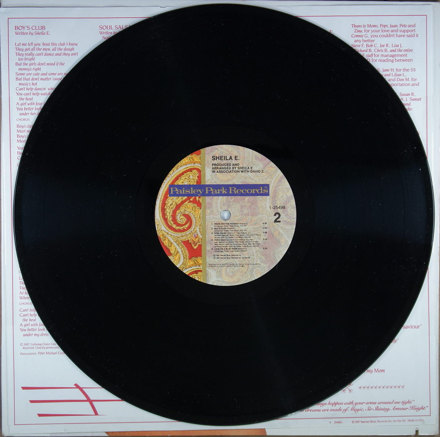 N82. SHEILA E. – SAME ~ USA ~ - Image 5