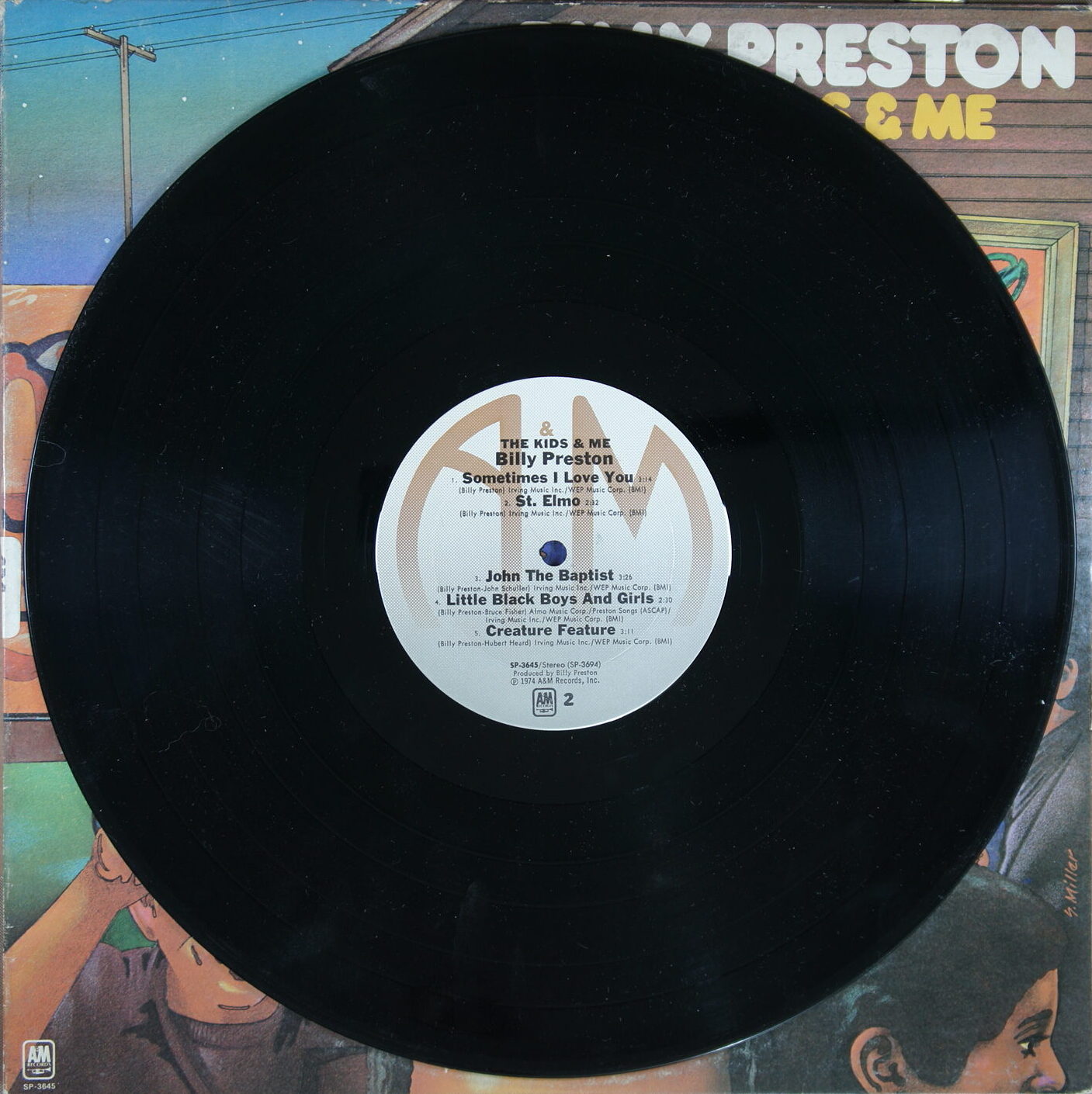 N87. BILLY PRESTON – THE KIDS & ME ~ USA ~ - Image 3