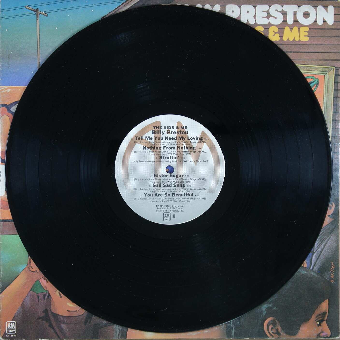 N87. BILLY PRESTON – THE KIDS & ME ~ USA ~ - Image 4