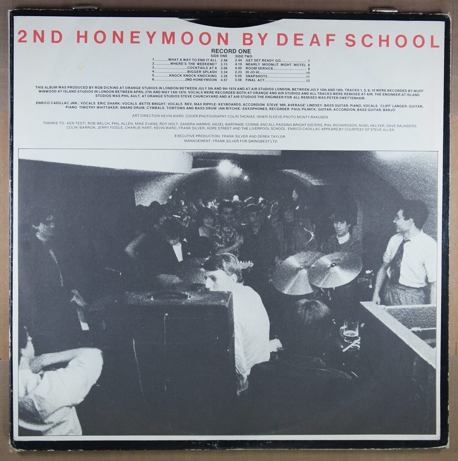 N88. DEAF SCHOOL – 2ND HONEYMOON / DON’T STOP THE WORLD ~ USA ~ - Image 4