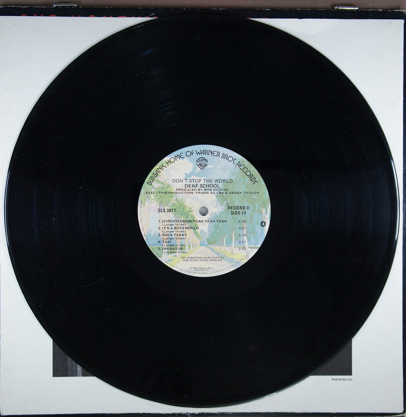 N88. DEAF SCHOOL – 2ND HONEYMOON / DON’T STOP THE WORLD ~ USA ~ - Image 11