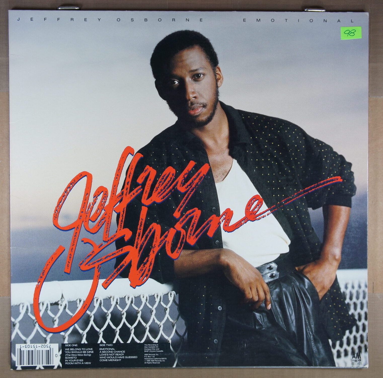 N98. JEFFREY OSBORNE – EMOTIONAL ~ USA ~ - Image 7