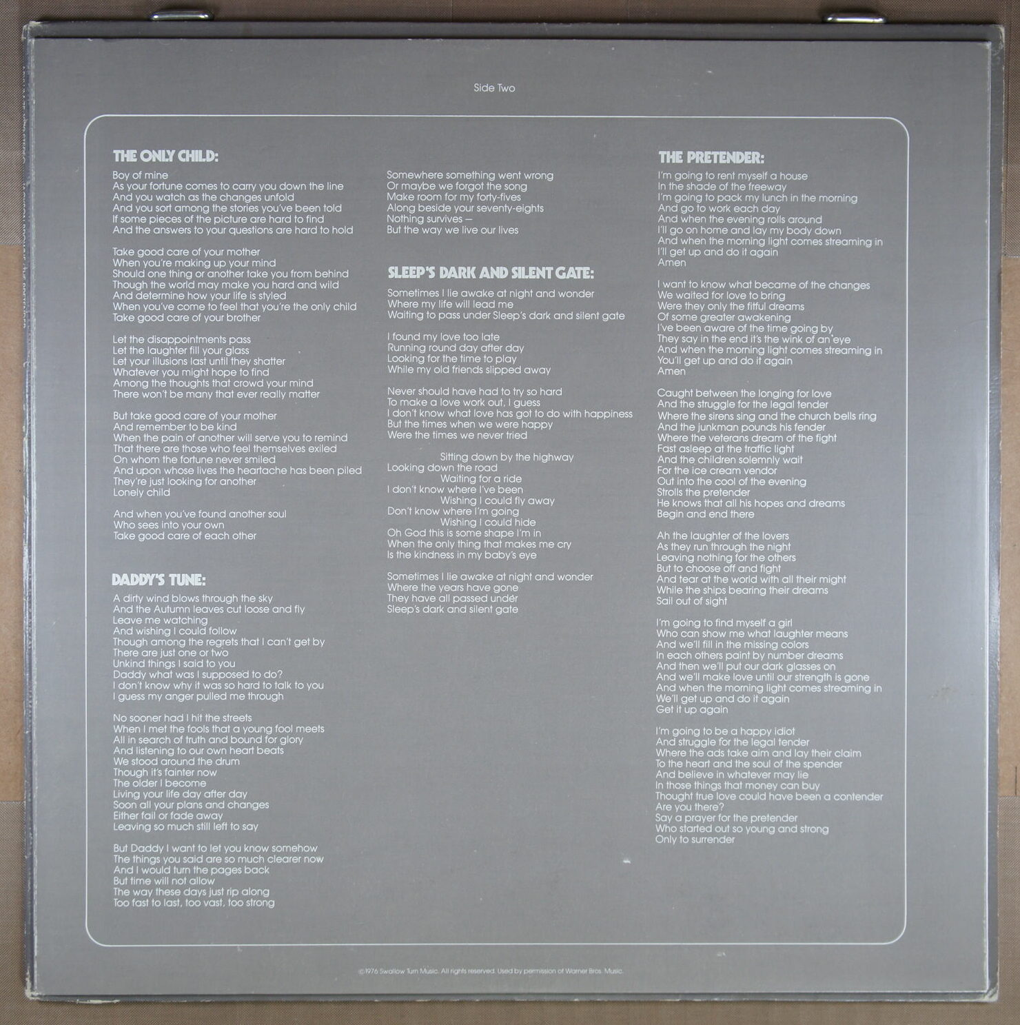N118. JACKSON BROWNE – THE PRETENDER ~ USA ~ - Image 4