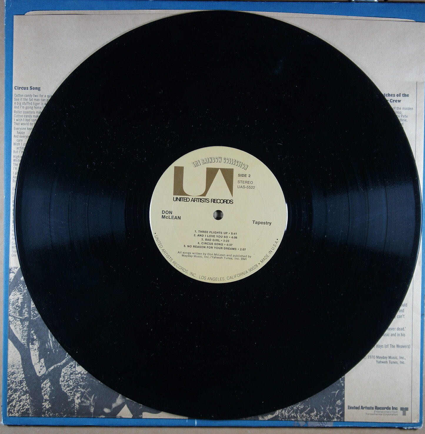O52. DON MCLEAN – TAPESTRY ~ USA ~ - Image 6