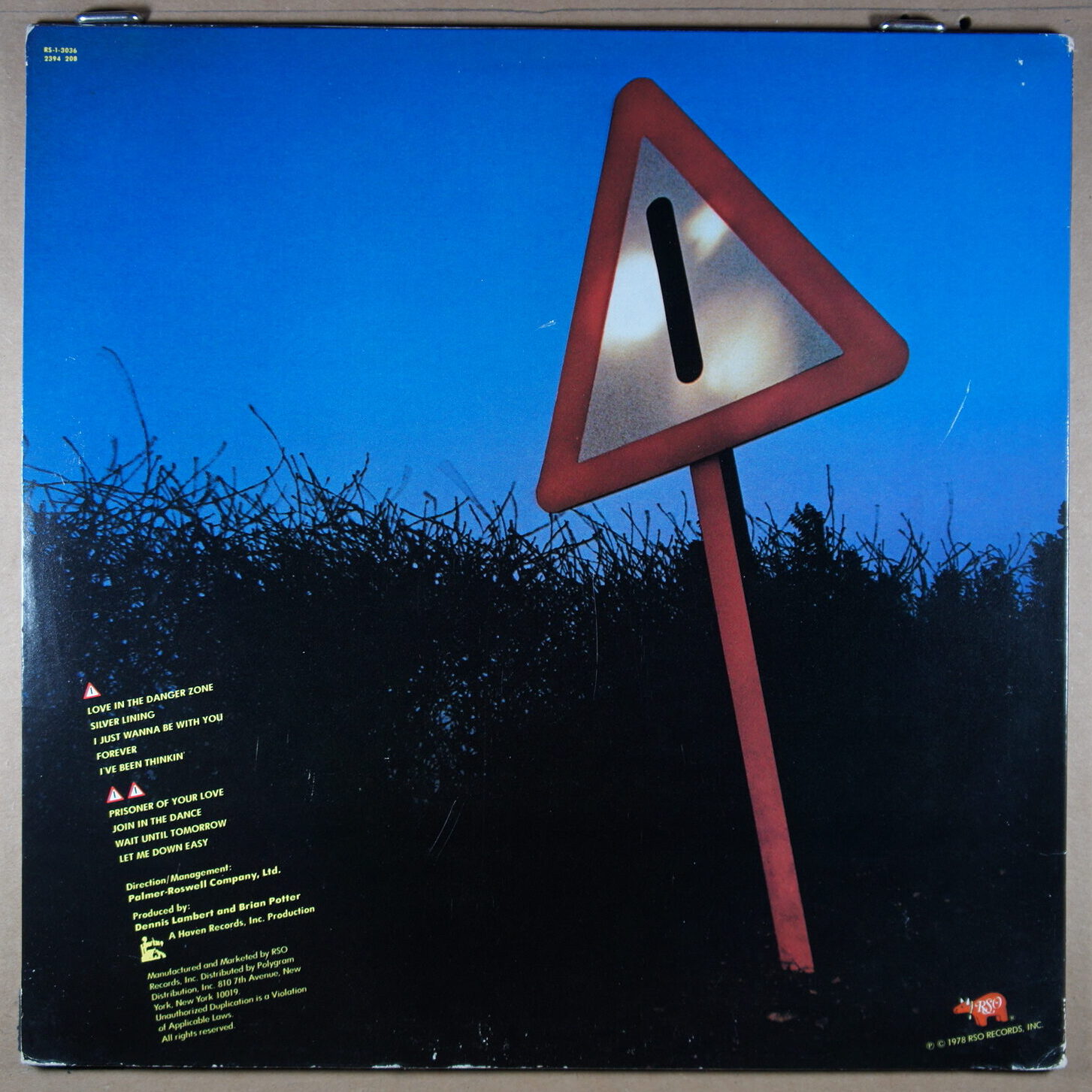 O74. PLAYER – DANGER ZONE ~ USA ~ - Image 7